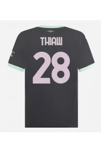 AC Milan Malick Thiaw #28 Jalkapallovaatteet Kolmaspaita 2024-25 Lyhythihainen